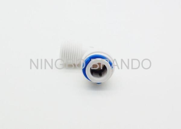 Plastic Quick Connect Pneumatic Fittings / 2 Way Pneumatic Tube Fittings
