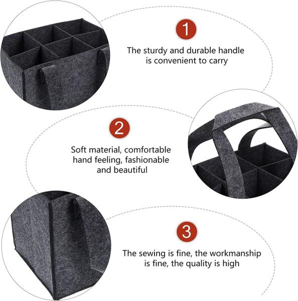Felt Tote Bag Reusable Lightly Heavy Duty Grocery Tote Bag With Handles Shopping Felt Bags For Grocery Beach Travel Factory Wholesale Heavy Duty Women's Tote Bag Reusable Grocery/Travel Felt Bags