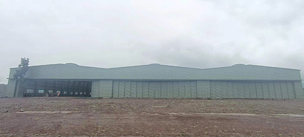 Carbon Steel Structure Hangar Buildings Customized Color CE EN1090 ISO9001
