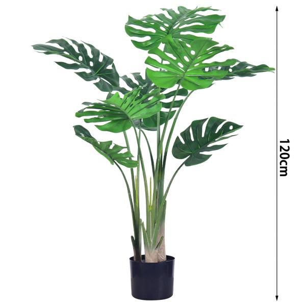 artificial plants manufacturers​ Lifelike Realism 6ft monstera plant​ for Home and Office Decoration