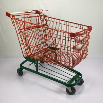 210 Liter Large Warehouse Supermarket Shopping Trolley For Multi Person German Type