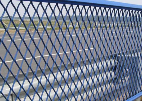 Decorative Expanded Metal Mesh Sheet Size Customized For Highway