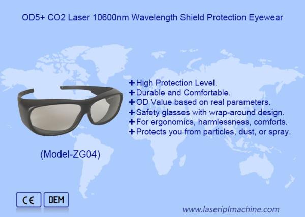 Óculos de segurança OD5 de alta qualidade Óculos de protecção de olhos cirúrgicos Óculos de protecção laser