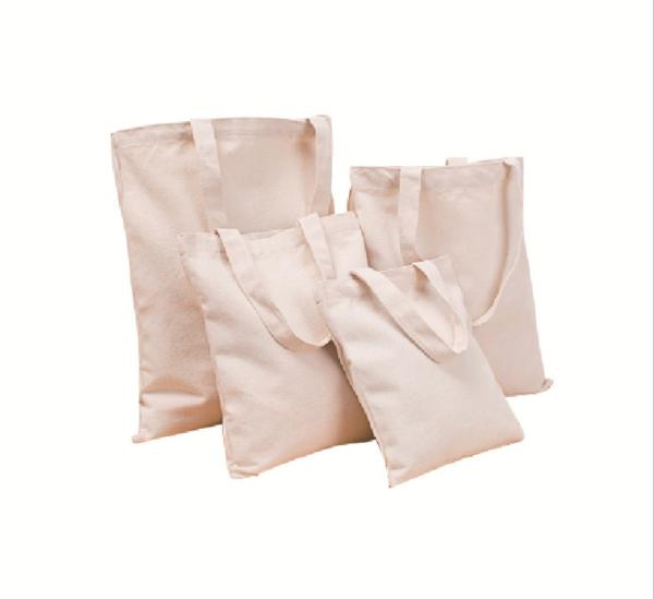 Reusable cotton shopping bags medium size canvas shopping tote bags with logo