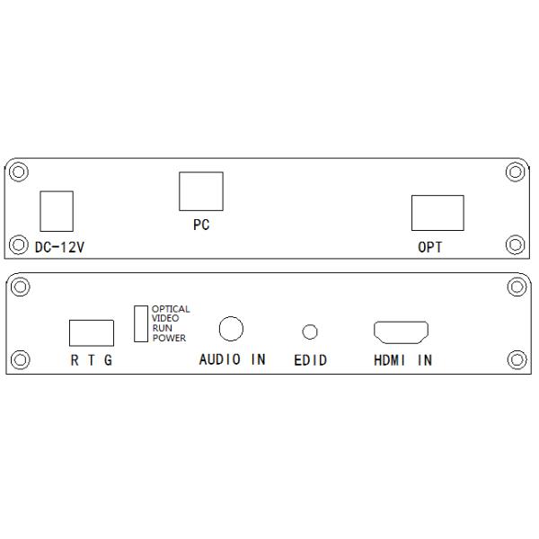 Наполнитель оптического волокна HDMI для 800x600P60 к 1920x1200P60