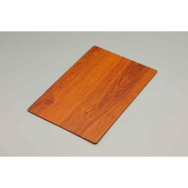 Teak Wooden Aluminum Composite Panel Woodgrain ACP Sheet Weatherproof For Office Exteriors Platform Cladding