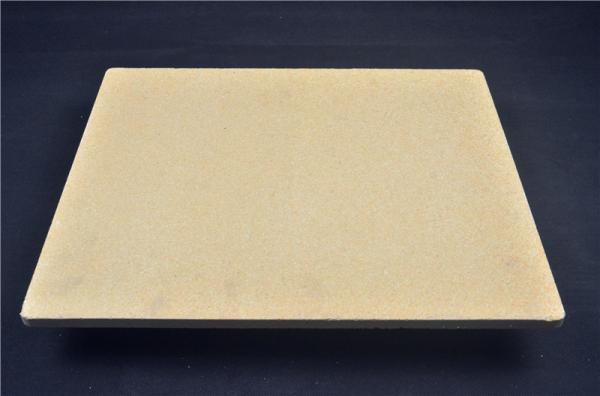 Square Yellow Heat Resistant Shelf  Lightweight For Fire Terracotta Tile