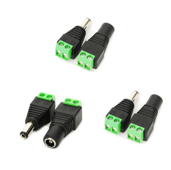 Big CCTV Surveillance DC Power Plug Male BNC Connector CE Certified for Standards