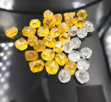 0.5-6ct Synthetic uncut diamond Yellow Hpht Rough Diamonds Synthetic Rough Uncut Diamond Price Per Carat lab grown diamond for jewelry yellow rough diamond