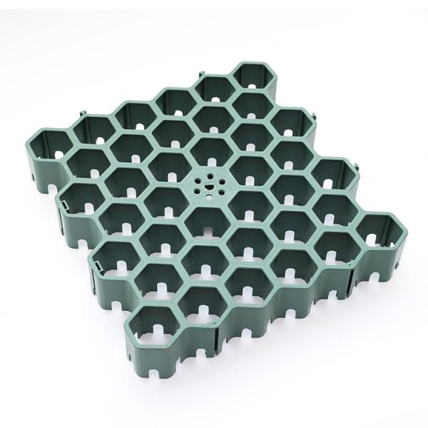 Трава Гравий Парковка Пластиковая мостовая решетка Мостовые решетки 410x410 мм Проницаемая решетка для подъездных дорог