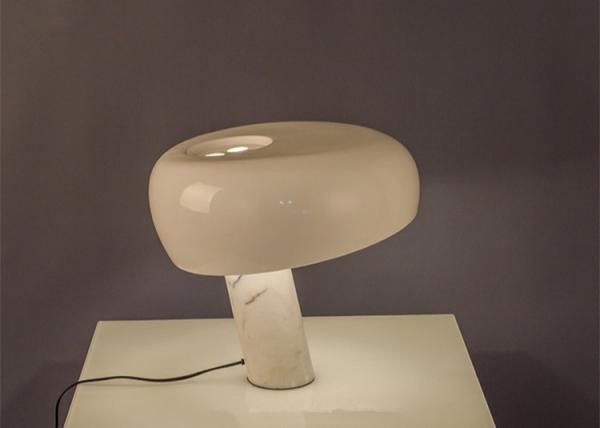 110V Living Room 28*26cm / 40*38cm Marble Bedside Table Lamp