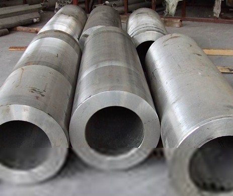 Round Shape Thick Wall Alloy Tube , Sandblast Finished Aluminum Alloy Pipe 7075