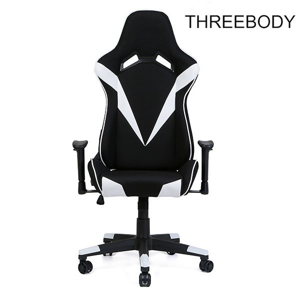 Bucket Seat High Back Gaming Chair With High Strength Nylon Wheels Easy To Clean