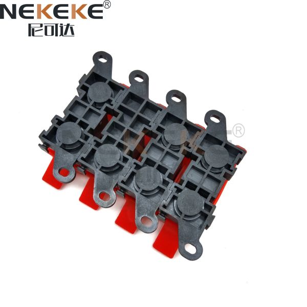 200A 3-Way Marine Fuse Box Copper Alloy Fuse Holder for Power Distribution