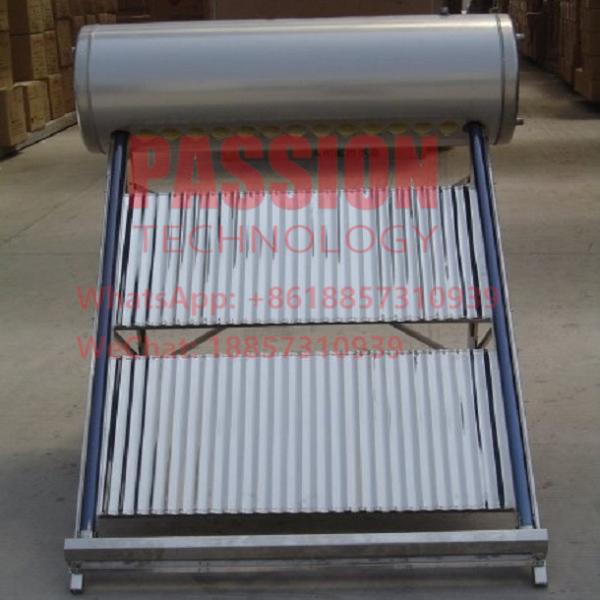 200L exercem pressão sobre não o coletor solar de Heater Stainless Steel Vacuum Tube da água