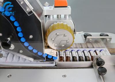 máquina de etiquetas horizontal oval da garrafa de vidro do quadrado 1-20ml para a bebida