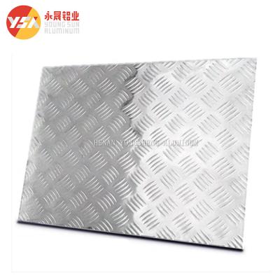 0.8mm 1.5mm Diamond Sheet de alumínio gravado costume placa de alumínio do verificador 4 x 8