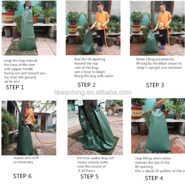 Автоматическая водосберегающая ирригационная система с 20 галлонов медленного выпуска деревянной капсулы