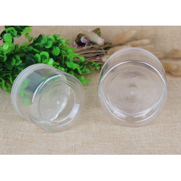 Sistemas plásticos del bote del azúcar del té del café del cilindro del plástico transparente de la botella de la tapa del tornillo