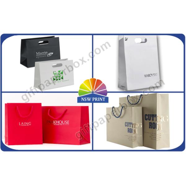 Горячий штемпелевать умирает бумажные мешки отрезка напечатанные ручкой белые или черные с бумагой искусства