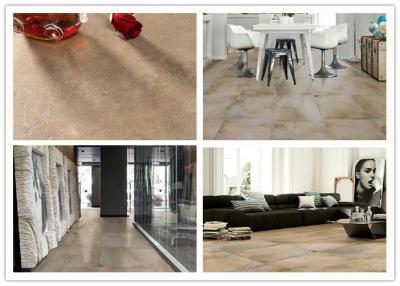 Telhas cerâmicas da parede do efeito de mármore de superfície do resíduo metálico/telhas da porcelana estilo do cimento
