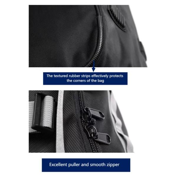 3 колеса Широко складной рулонный сумка большой объем легко переносится