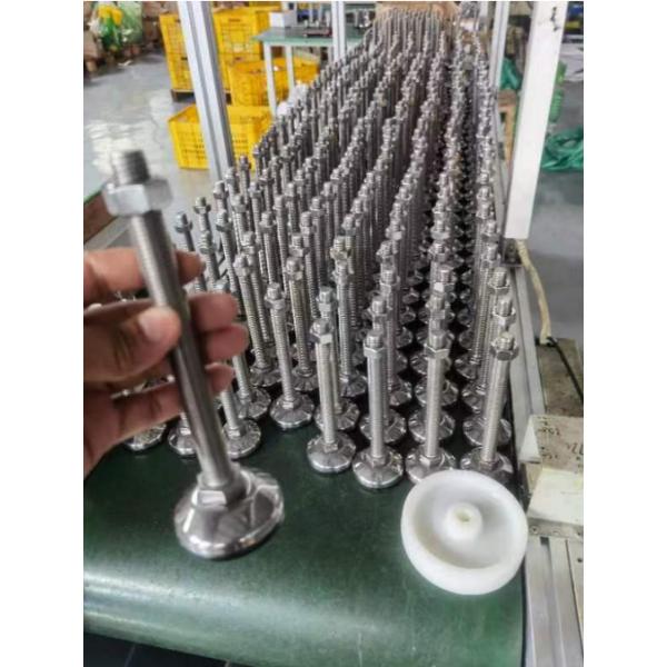 304 Stainless Steel Adjustable Feet 50mm 60mm 80mm 100mm For Industrial Machinery