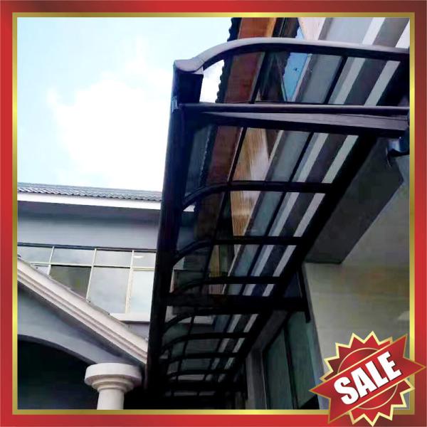 anti-uv polycarbonate aluminium alloy awning canopy for porch gazebo patio corridor-excellent wanterproofing sunshade