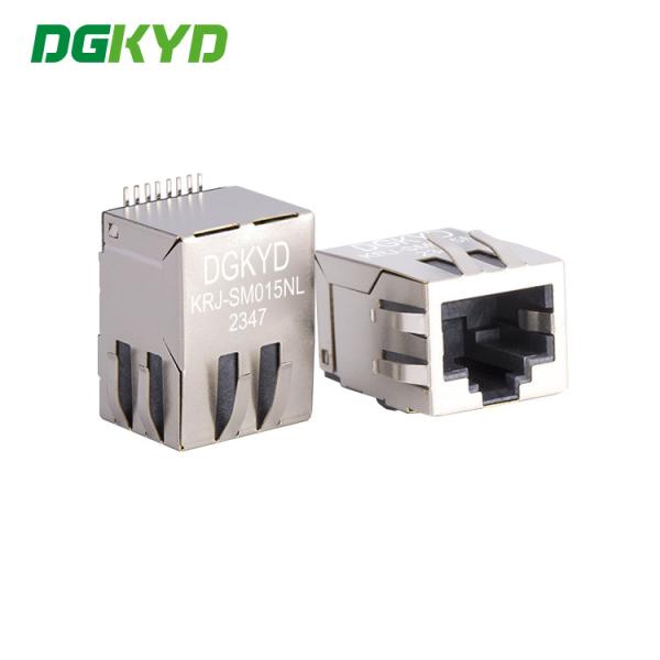 KRJ-SM015NL RJ45 Socket Patch Network Interface Integrated With 100M Network Transformer Communication Interface SMD