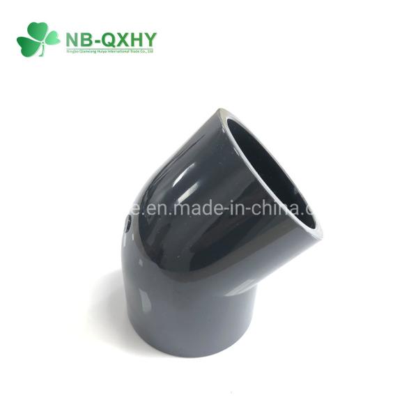 1/2 to 4 Equal 90 Degree Elbow Pn16 for Plastic PVC Pipe Fittings Industry Standard