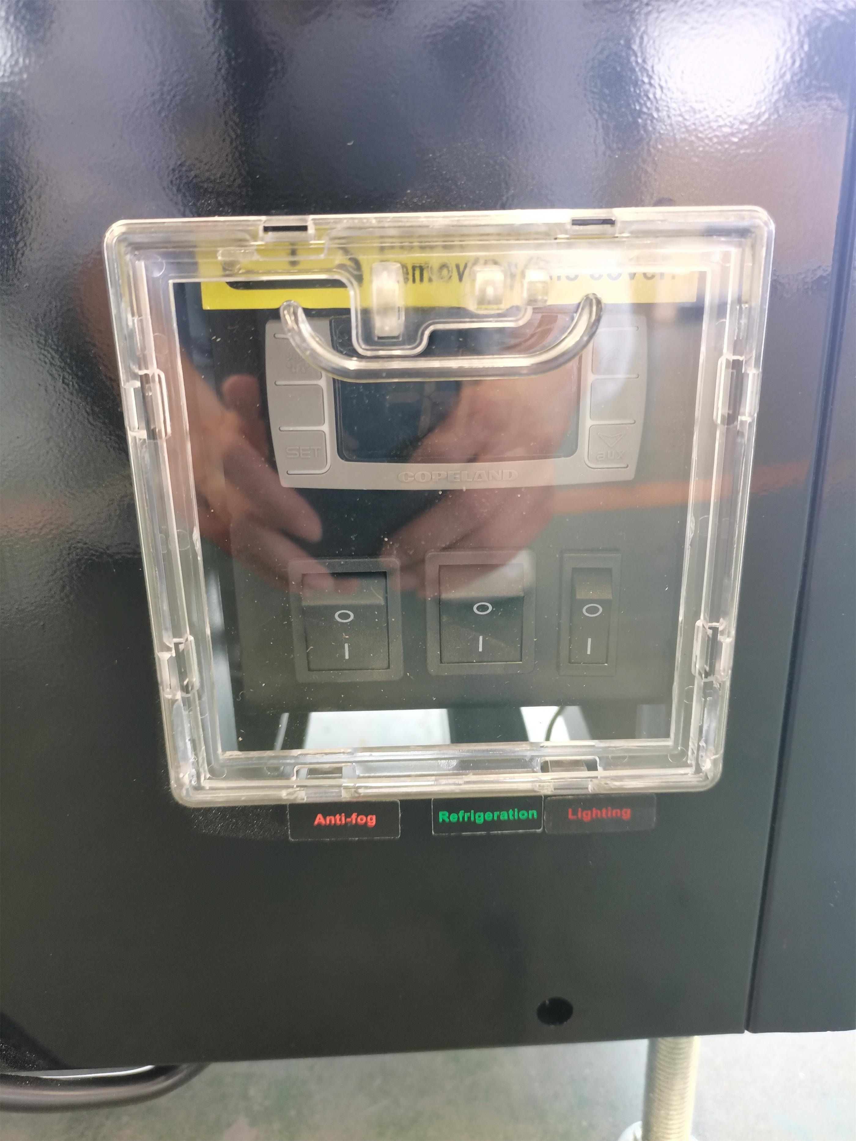 VERA90DS Chain Store Air Cooling Frost-Free With 2 Layers Shelving Snack and Cake Display Fridge