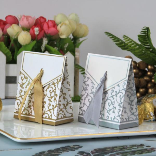 Французская элегантная сумка подарка ленты бумаги с покрытием 300g с лоснистым фильмом