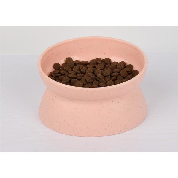 Elevated Raised Cat Bowl Double Bowl Neck Guard Drinking Water Feeding Plastic Dog Bowl