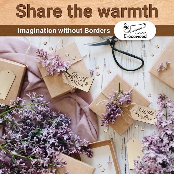 New wooden unfinished label pendant DIY handmade wooden blank gift bookmark wood chip listing
