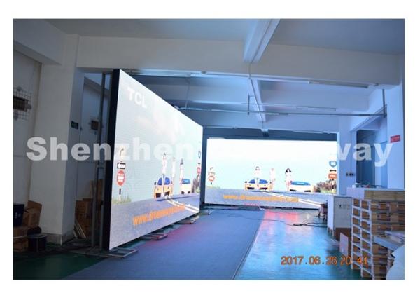 PH 6 SMD2727 Outdoor Advertising LED Display with Meanwell , Brightness Auto Adjustment