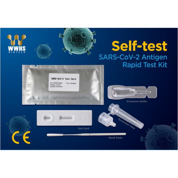 Sars Cov New Flu Antigen Home FIA Rapid Quantitative Self Test Kit