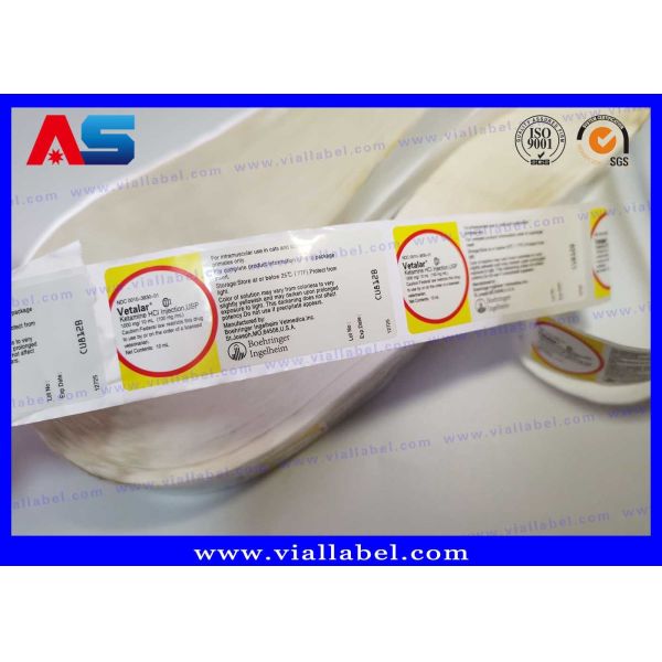 medicine bottle label Printed Albendasole Adhesive Animal Pill Bottle Label For Sheep And Goats