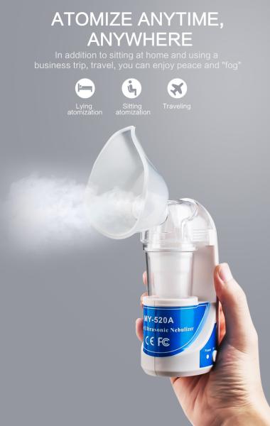 Custom Household Medical Portable Nebulizer Machine Smart Charging Handheld