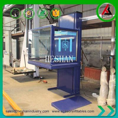Small Home Vertical Wheelchair Lift Elevtor Hydraulic Disabled Platform Lift