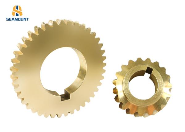 Miniature Bronze Worm Gear Good Lubricity High Precision Mini Worm Gear