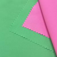 Recyclé 92 Nylon 8 Tissu spandex Tissu simple tissé à quatre côtés Pantalon de plage élastique Tissu