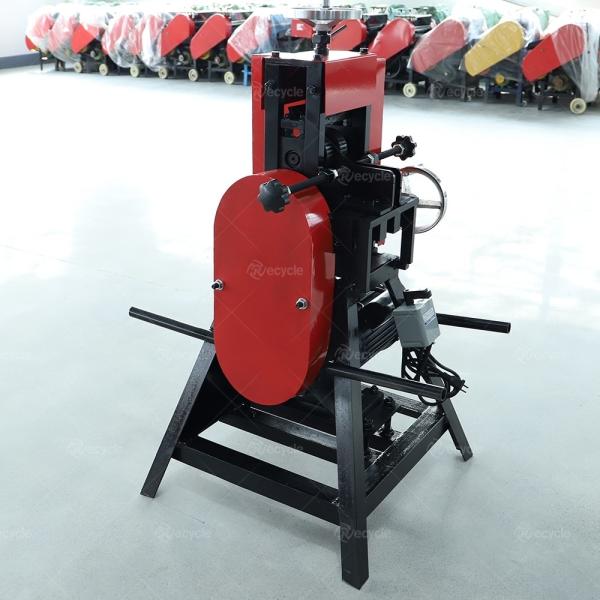 Large Extrusion Cable Stripper Roller Single Copper Peel Optical Fiber Stripper Machine