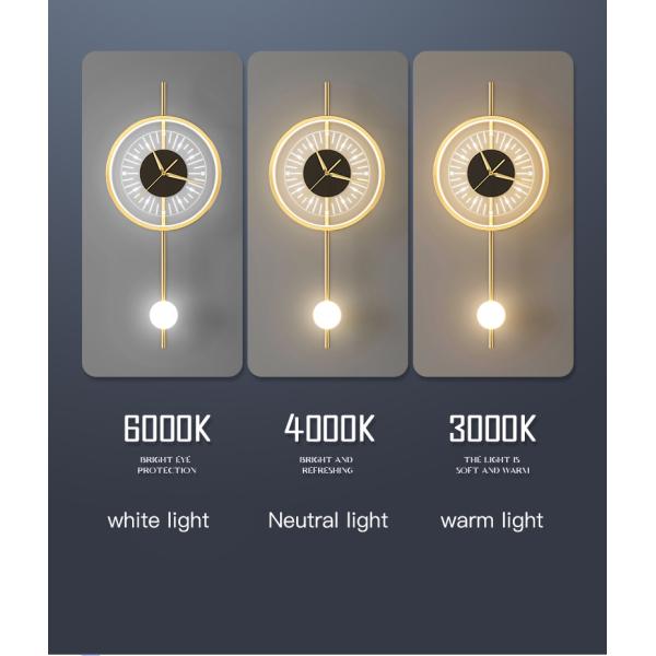Modern Style Design Wall Lamp For Living Room Bedroom Background Hotel Clock Wall Lamp(WH-OR-252)