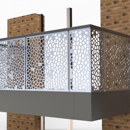 OEM / ODM Garden Aluminum Privacy Fence Durability And Corrosion Resistance