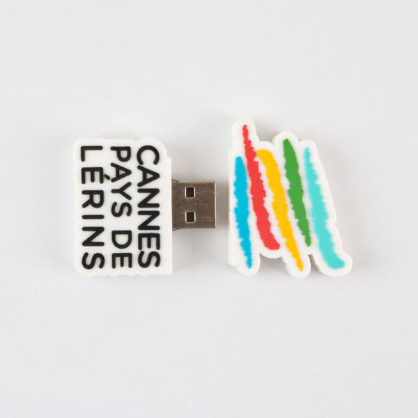 Настраиваемый USB в овальной форме из ПВХ или силикона для ваших корпоративных подарков