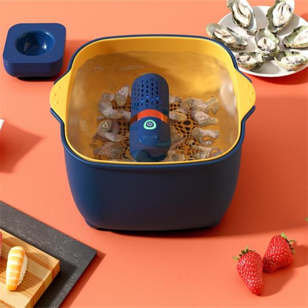 Restaurant Vegetable Cleaner Capsule Shape USB Food Cleaner for Small Fruit and Vegetables