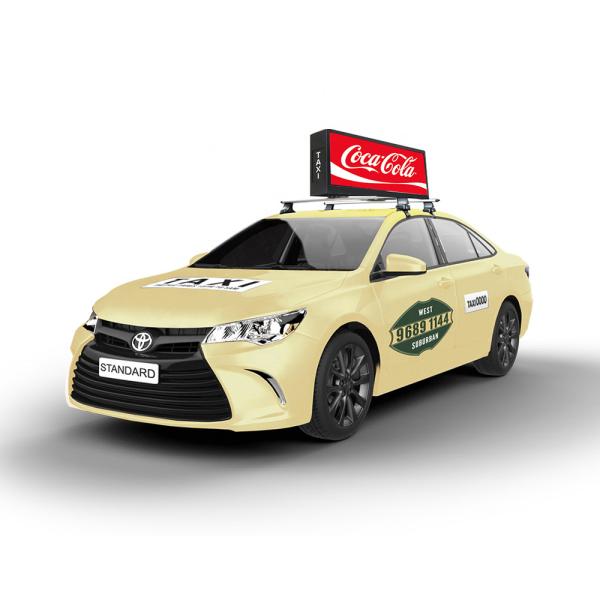 Display LED de telhado de táxi de baixo custo e vivo para display de sinalização LED automotivo