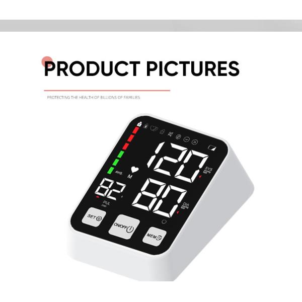 Автоматический метр манометра сфигмоманометра памяти монитора 2*120 кровяного давления руки цифров для измеряя давления