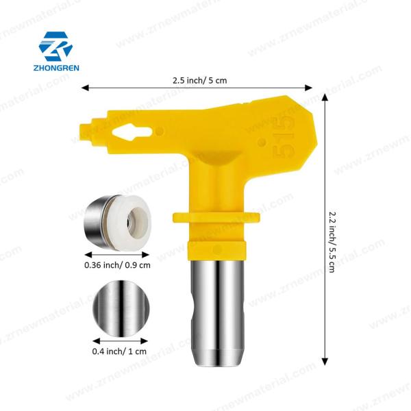 Customizable Airless Spray Gun Nozzle Industrial Building Coating Stainless Steel Sprayer Nozzle For Paint