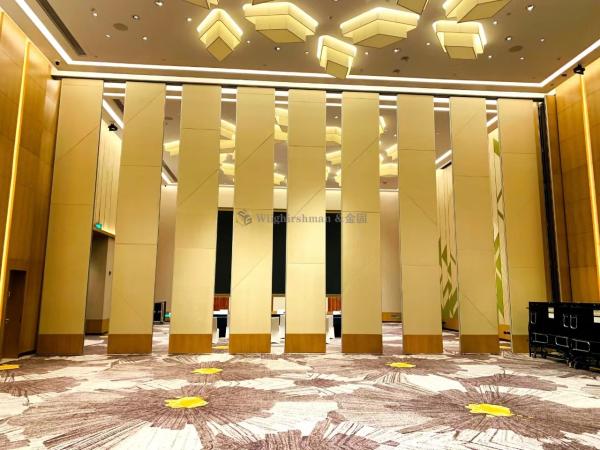 Class A Modern Modular Partition Walls Sliding Panel Room Divider 100mm Thickness